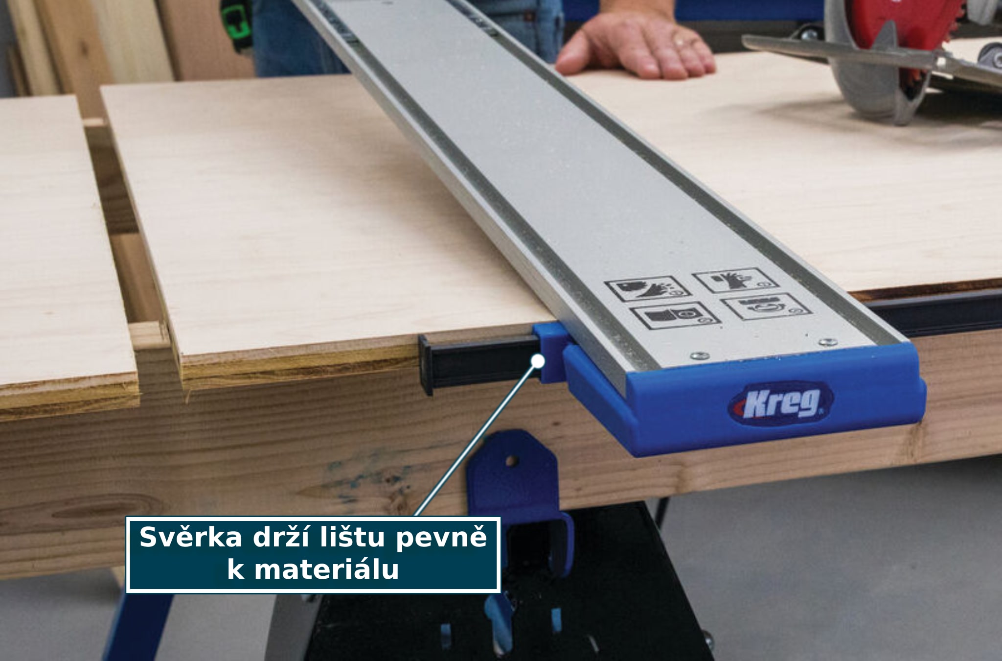 KREG® Vodící lišta 122cm - foto